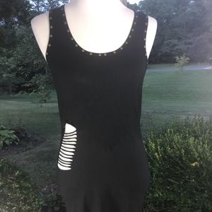 LaCulture form fitting Tee Shirt Dress